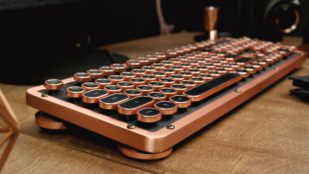 black copper vintage keyboard