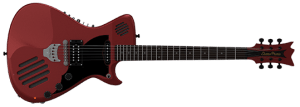 Red Electrophonic guitar