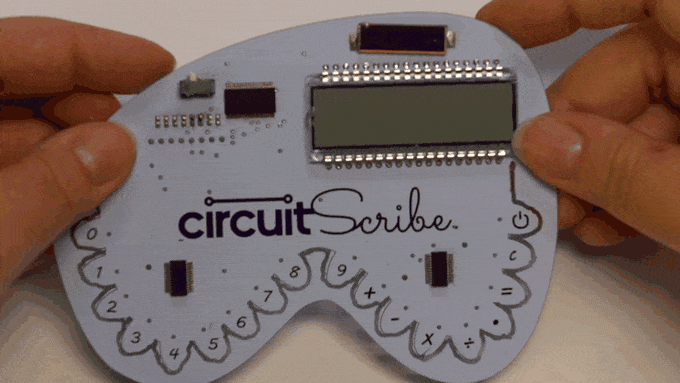 circuit scribe DIY calculator kit
