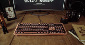 Azio vintage mechanical keyboard